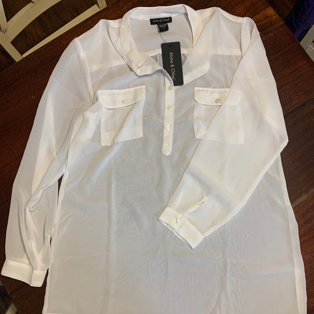 Sheer blouse